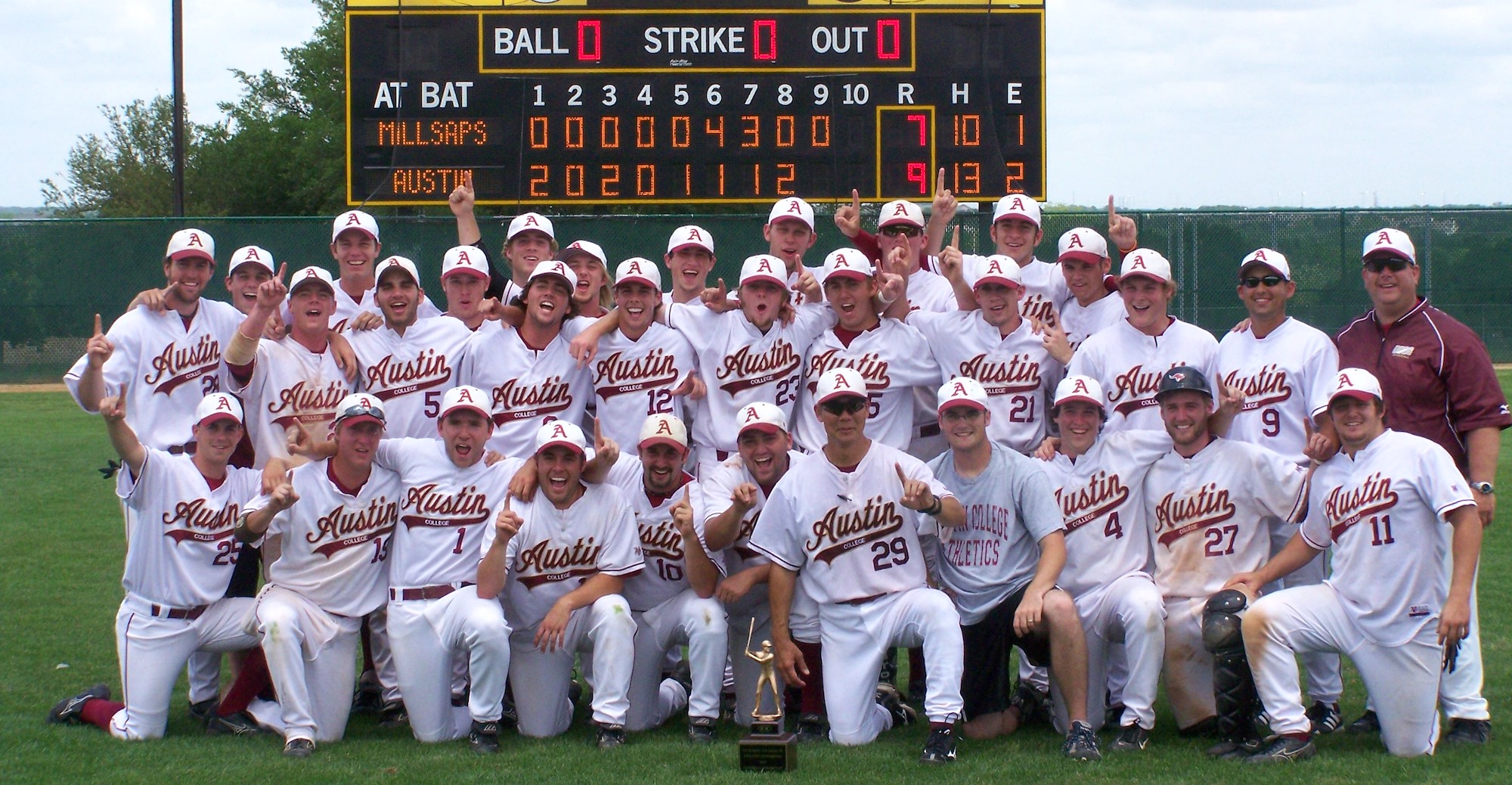 Celebrate Homecoming and the 2007 Baseball SCAC Championship Team!