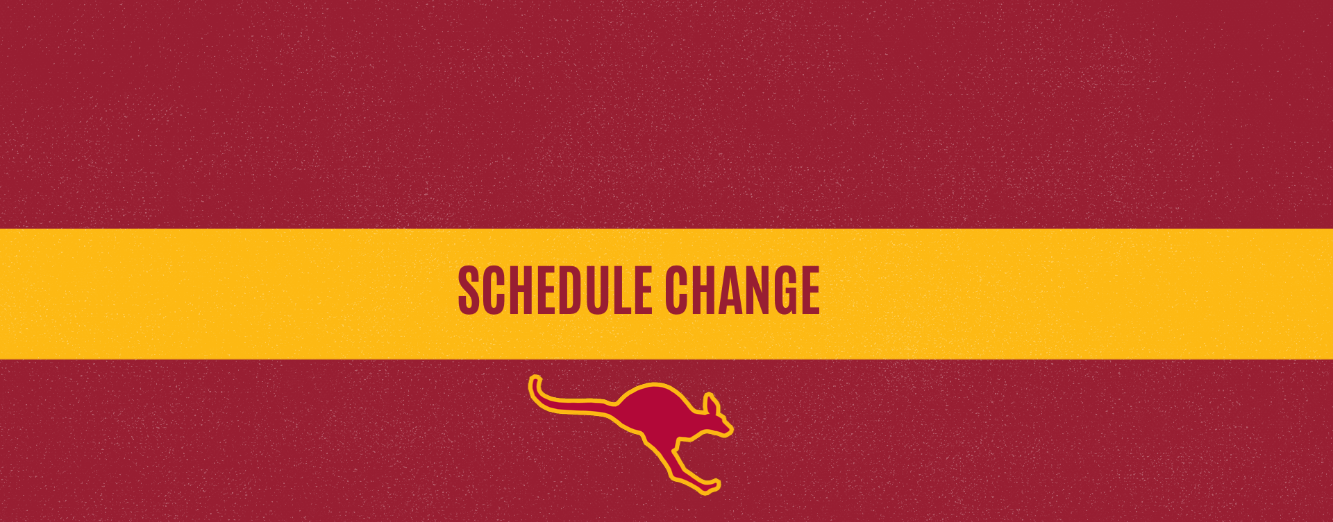 Schedule Changes for 'Roo Baseball