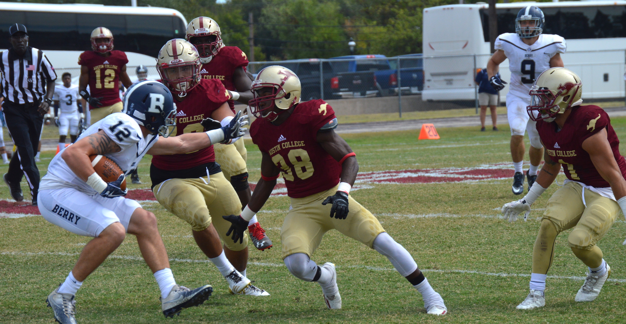 Turnovers Doom 'Roo Football in Loss to Berry
