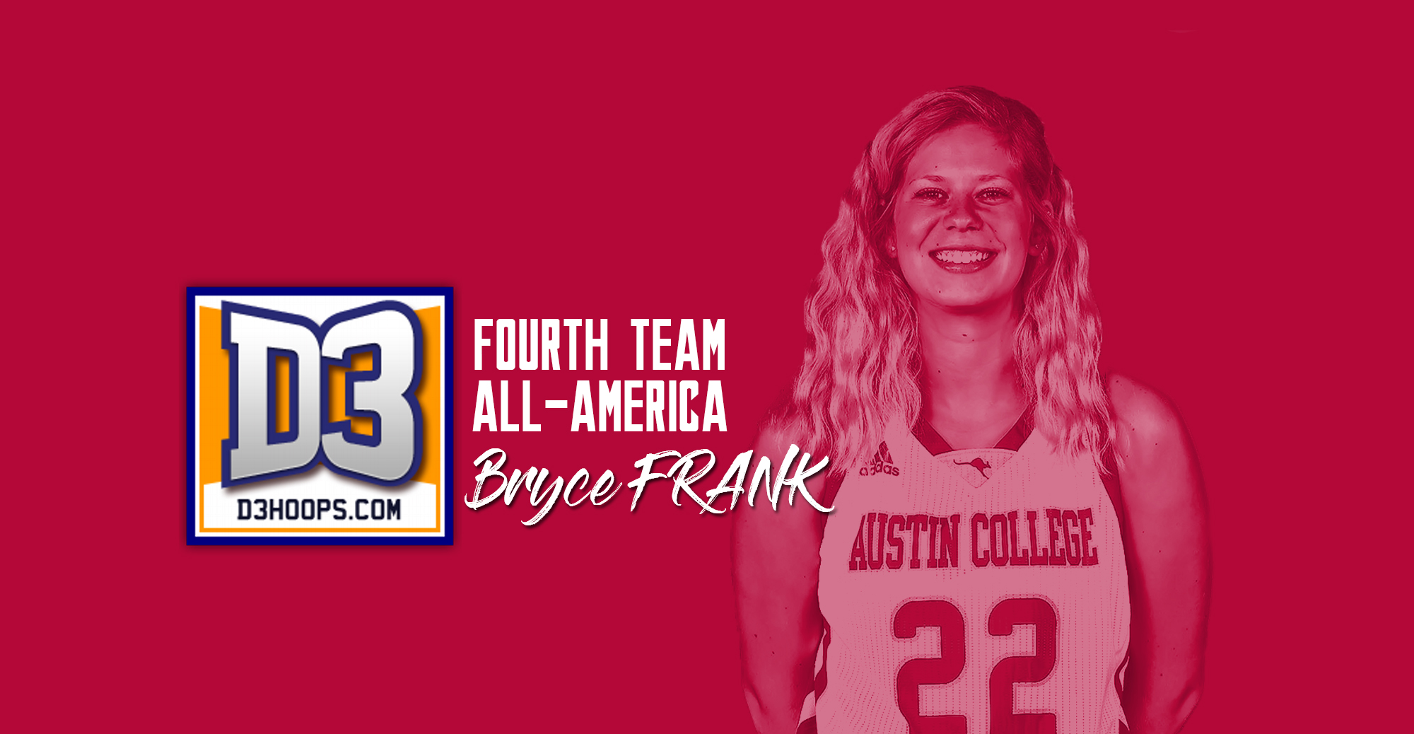 Frank Named Fourth Team All-America by D3Hoops