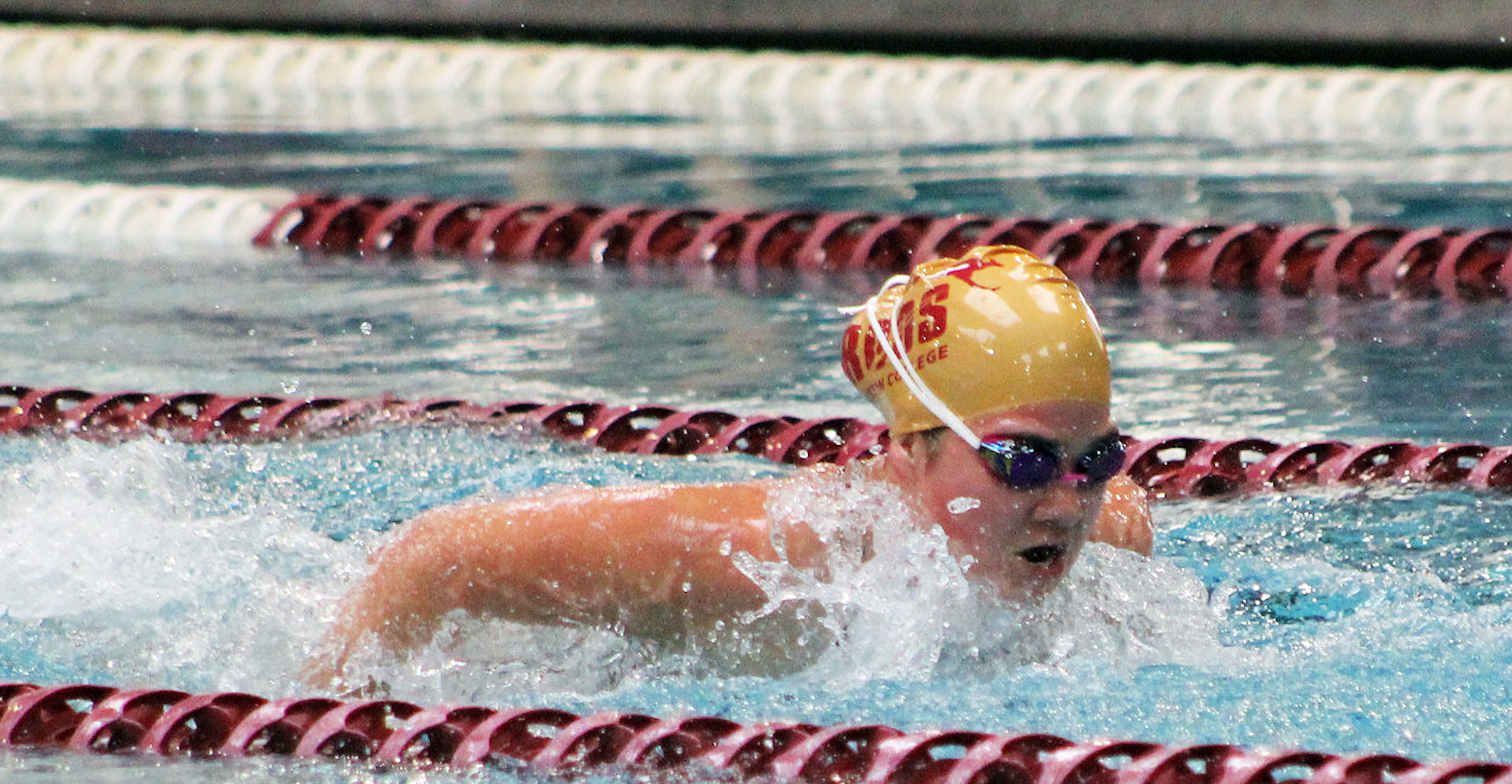 Women's Swimming Draws with Centenary in Regular Season Finale