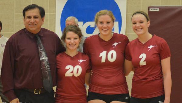 Volleyball Celebrates Senior Night with 3-0 Victory