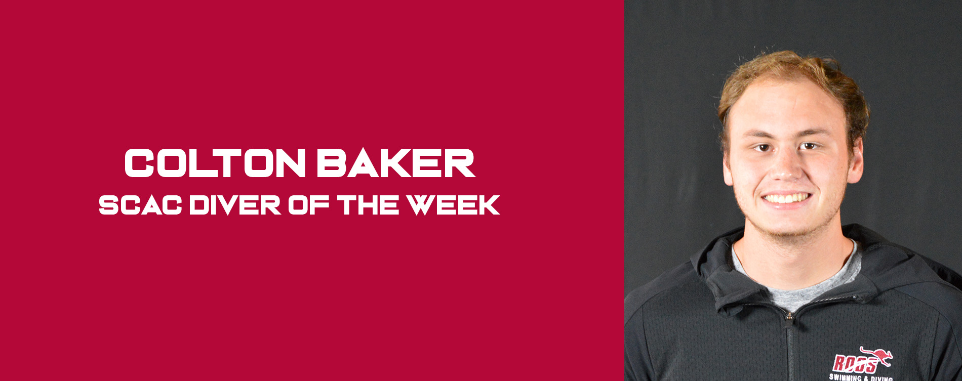 Baker Named SCAC Diver of the Week