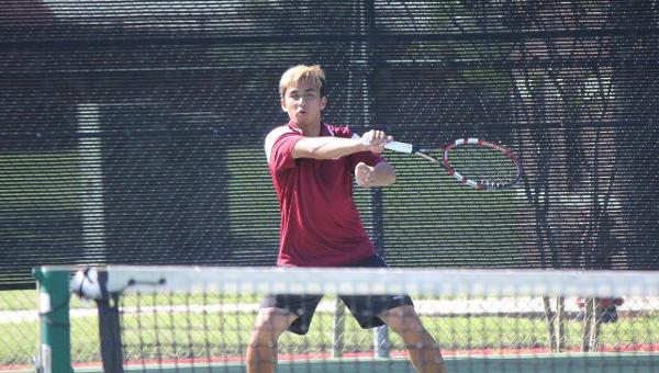 Ambulo Closes Out Career With Win; Men Defeat TLU 5-4 to Place 5th in SCAC