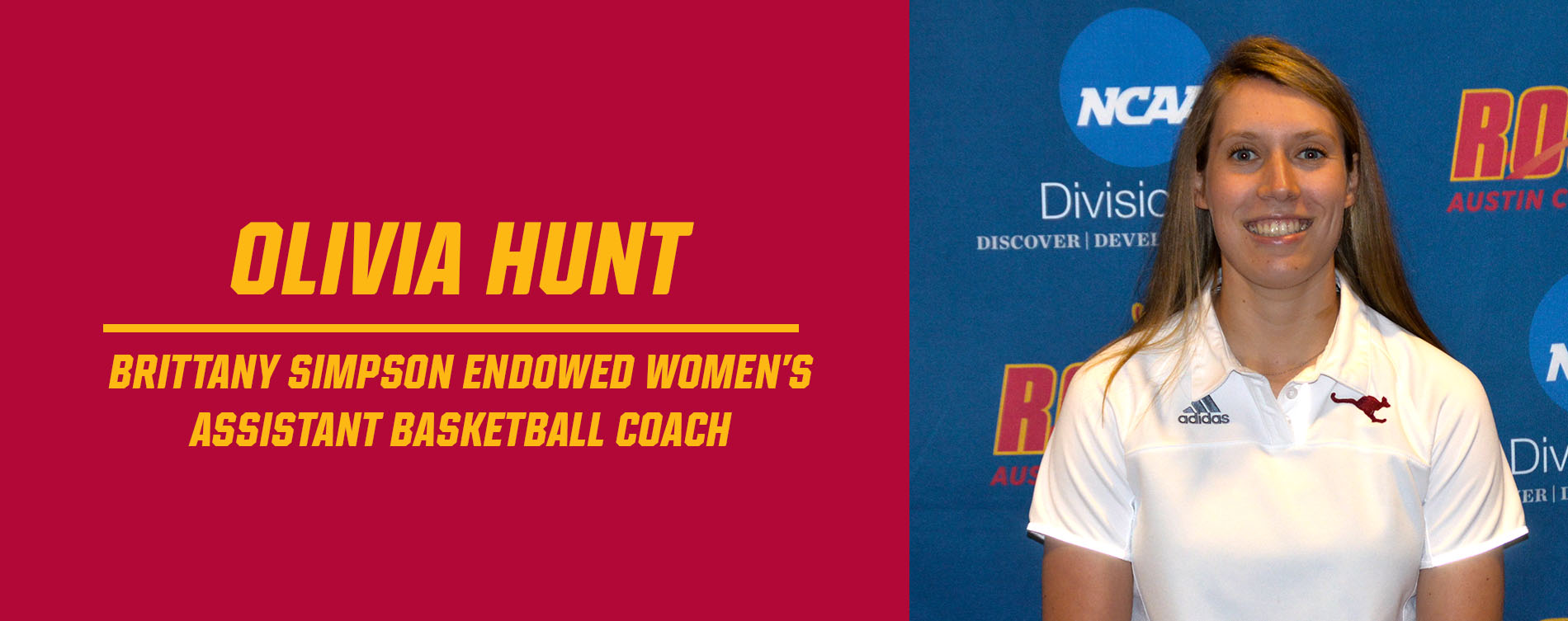Hunt Named Endowed Brittany Simpson Women's Assistant Basketball Coach