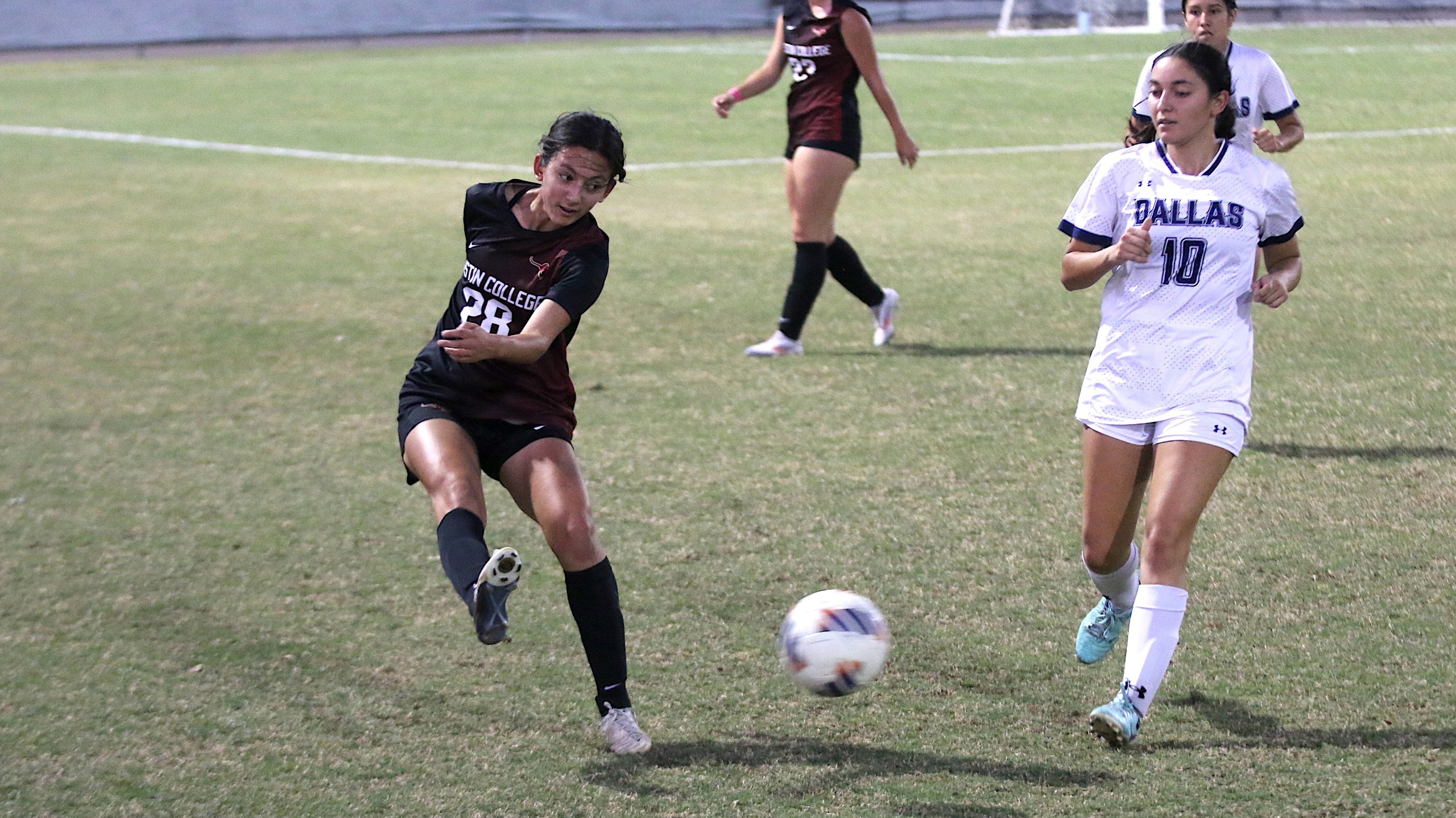 ac women's soccer carisa arellano in action