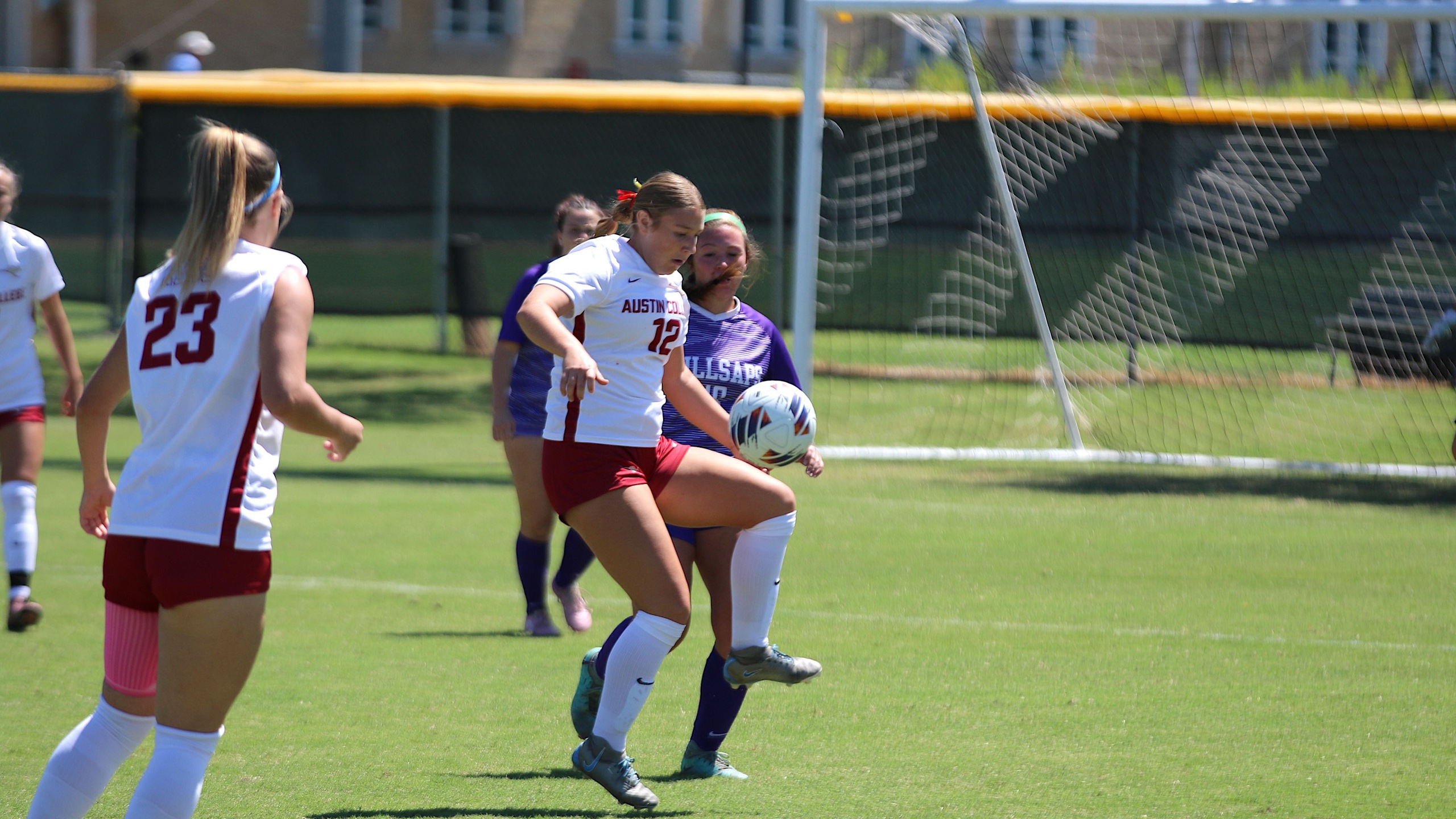 AC women's soccer Rylie balderas in action