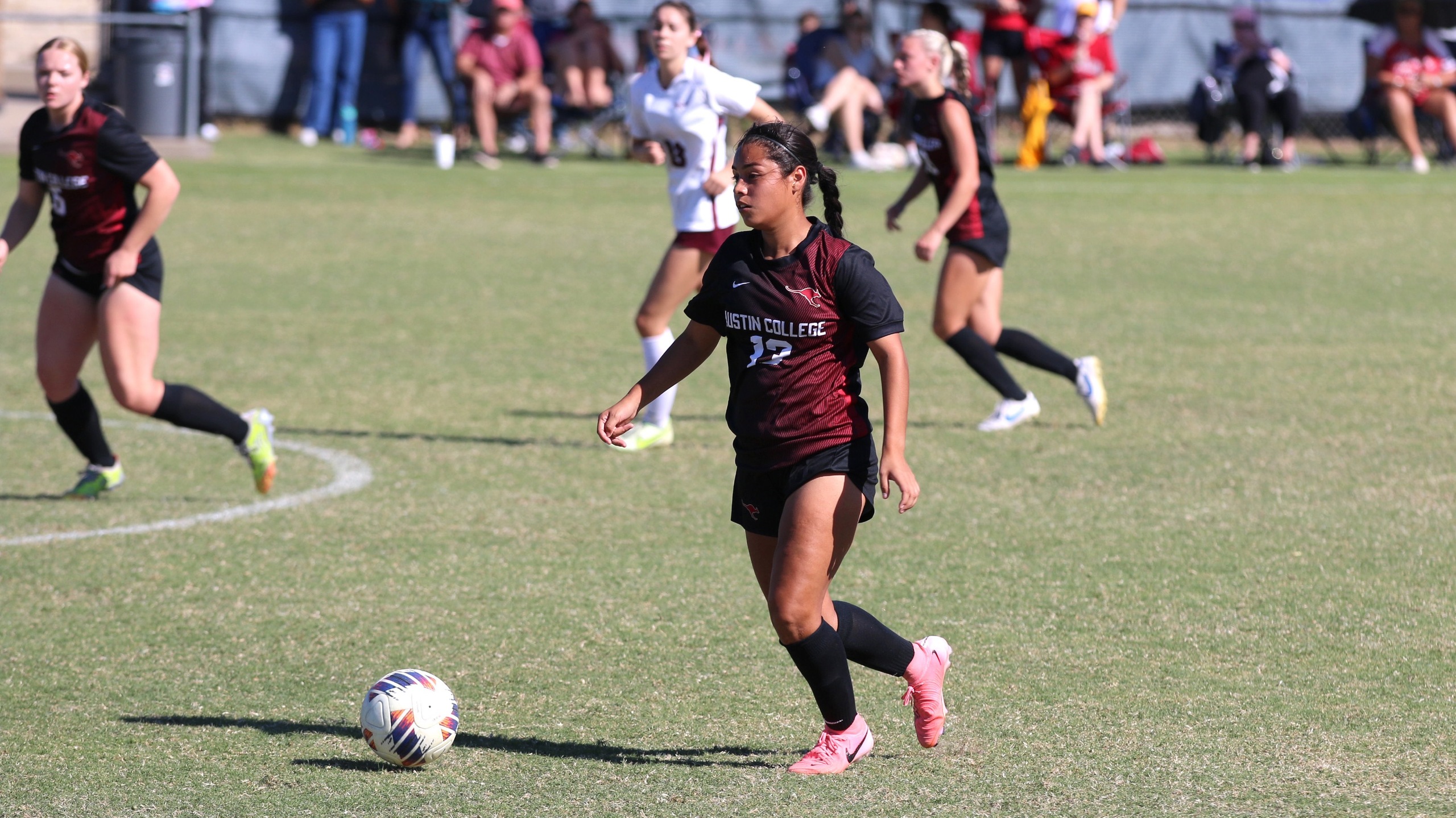 ac women's soccer sarae perez in action