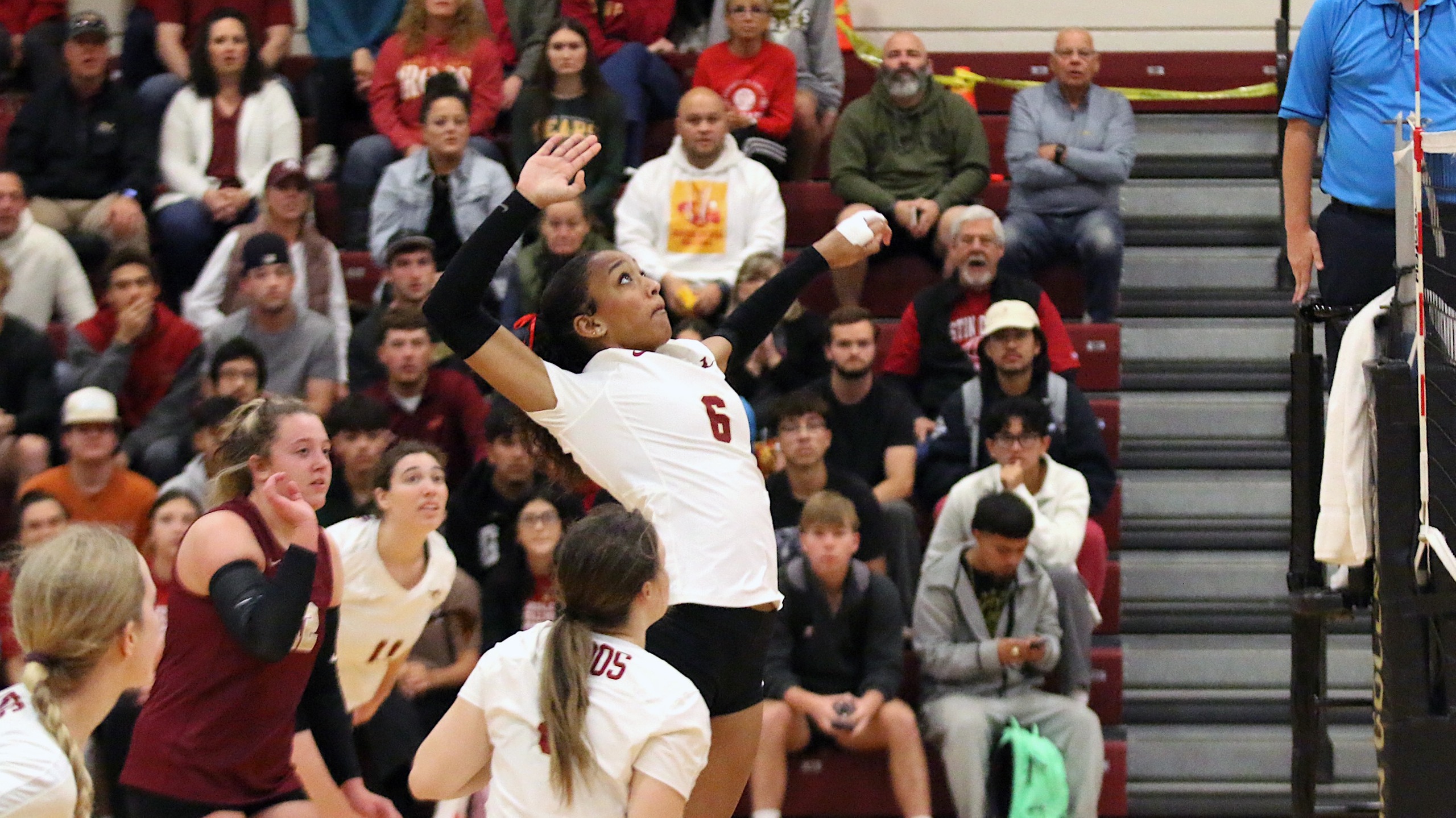 ac volleyball rita araya in action