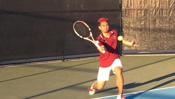 AC Men's Tennis Rolls Over HPU For First Win of Spring, 9-0